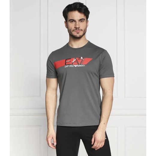 EA7 T-shirt | Regular Fit S promocyjna cena Gomez Fashion Store