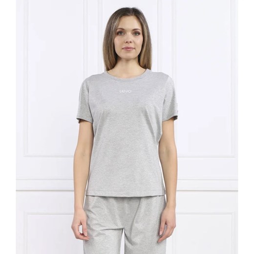 Liu Jo Sport T-shirt | Regular Fit ze sklepu Gomez Fashion Store w kategorii Bluzki damskie - zdjęcie 163980838