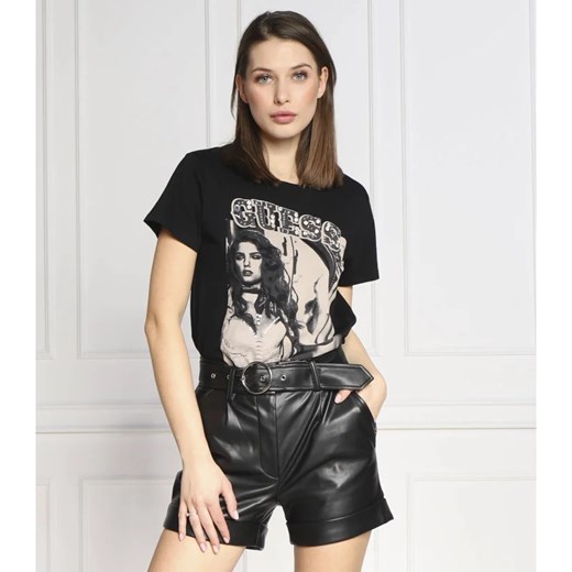 GUESS T-shirt | Regular Fit ze sklepu Gomez Fashion Store w kategorii Bluzki damskie - zdjęcie 163981107