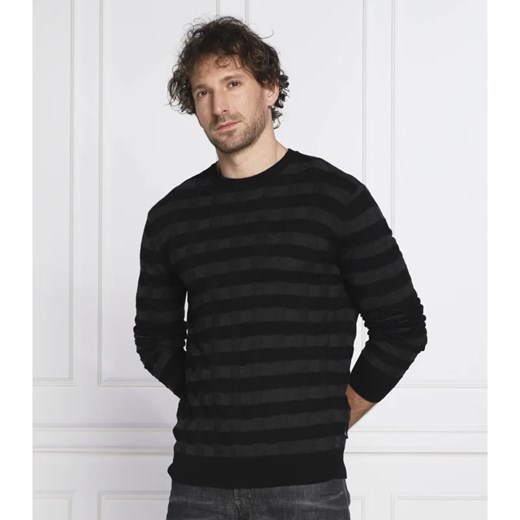 Emporio Armani Wełniany sweter | Regular Fit ze sklepu Gomez Fashion Store w kategorii Swetry męskie - zdjęcie 163981119