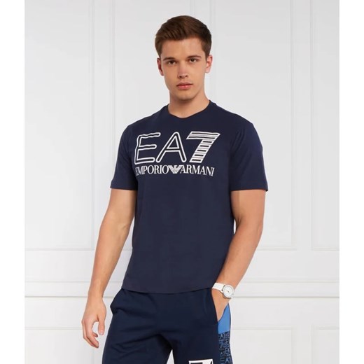 EA7 T-shirt | Regular Fit M wyprzedaż Gomez Fashion Store
