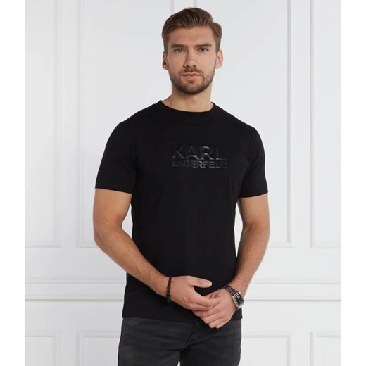 T-shirt męski Karl Lagerfeld czarny