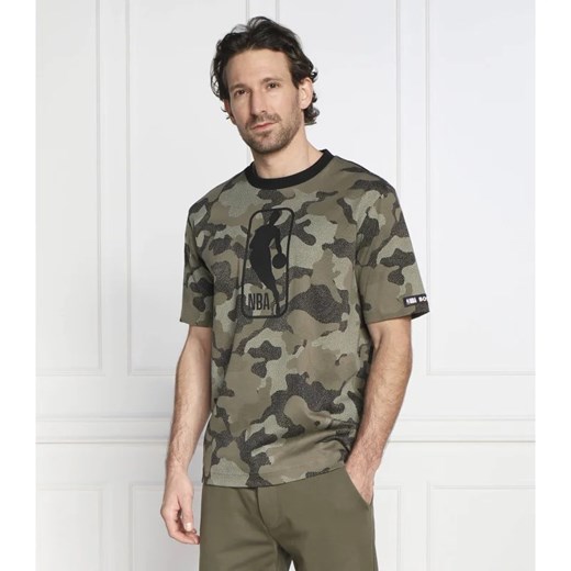BOSS ORANGE T-shirt BOSS x NBA Camo | Regular Fit ze sklepu Gomez Fashion Store w kategorii T-shirty męskie - zdjęcie 163981549
