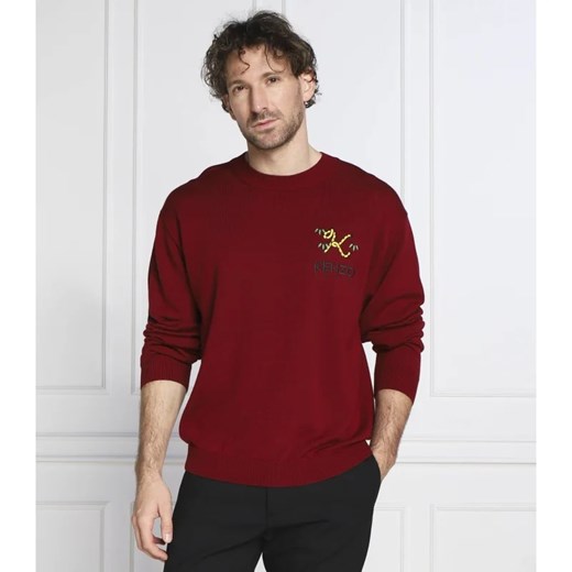 Kenzo Wełniany sweter | Regular Fit ze sklepu Gomez Fashion Store w kategorii Swetry męskie - zdjęcie 163981719