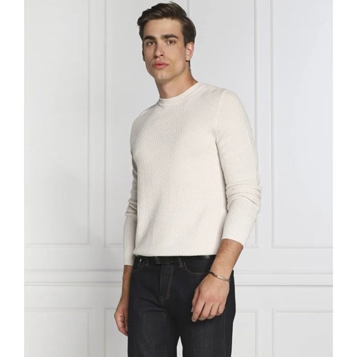 Emporio Armani Sweter | Slim Fit | z dodatkiem wełny ze sklepu Gomez Fashion Store w kategorii Swetry męskie - zdjęcie 163981769