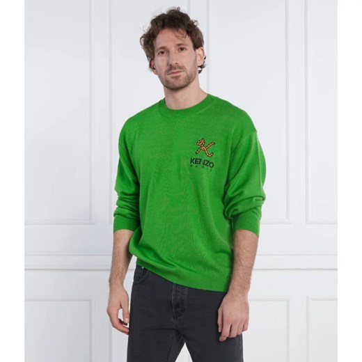 Kenzo Wełniany sweter | Regular Fit ze sklepu Gomez Fashion Store w kategorii Swetry męskie - zdjęcie 163981857