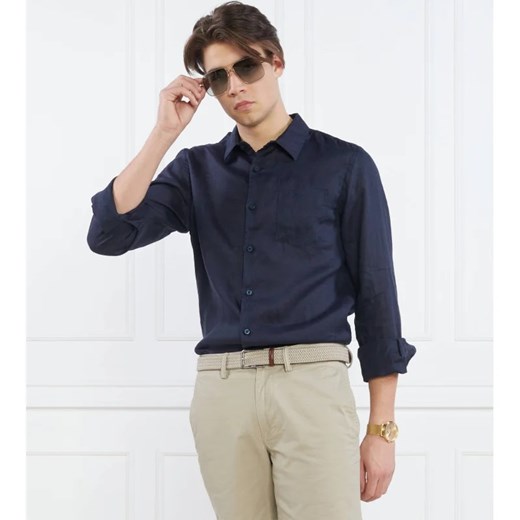 GUESS Lniana koszula LS ISLAND | Regular Fit Guess XL Gomez Fashion Store okazyjna cena