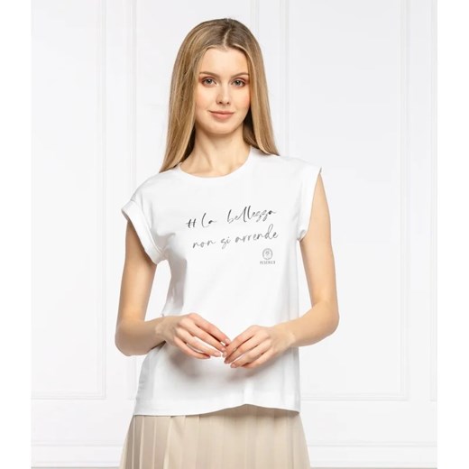 Peserico T-shirt | Slim Fit Peserico 34 wyprzedaż Gomez Fashion Store