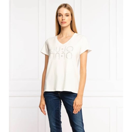 Liu Jo Sport T-shirt | Regular Fit ze sklepu Gomez Fashion Store w kategorii Bluzki damskie - zdjęcie 163982316