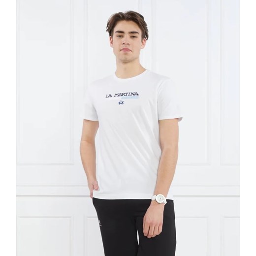 La Martina T-shirt | Regular Fit ze sklepu Gomez Fashion Store w kategorii T-shirty męskie - zdjęcie 163982758