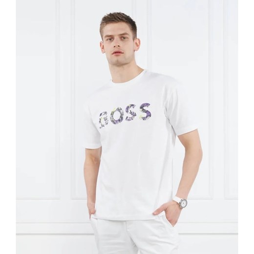 BOSS GREEN T-shirt LOTUS | Relaxed fit M okazja Gomez Fashion Store
