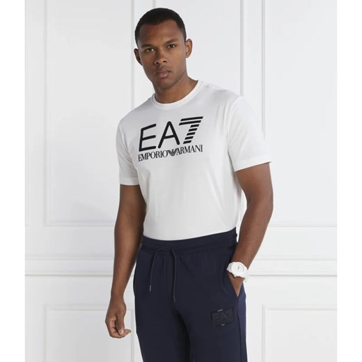 EA7 T-shirt | Regular Fit ze sklepu Gomez Fashion Store w kategorii T-shirty męskie - zdjęcie 163982808