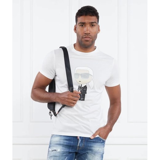 Karl Lagerfeld T-shirt CREWNECK | Slim Fit Karl Lagerfeld XL promocja Gomez Fashion Store