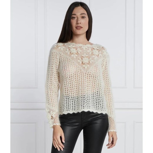 TWINSET Wełniany sweter | Regular Fit ze sklepu Gomez Fashion Store w kategorii Swetry damskie - zdjęcie 163983285