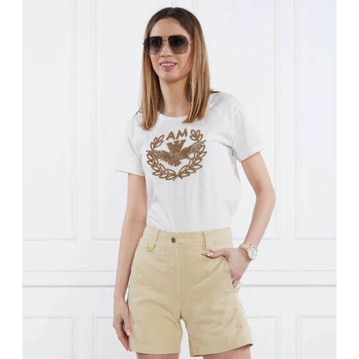 Aeronautica Militare T-shirt | Regular Fit ze sklepu Gomez Fashion Store w kategorii Bluzki damskie - zdjęcie 163983676