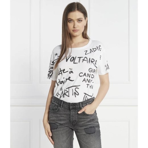 Zadig&Voltaire T-shirt | Regular Fit Zadig&voltaire XS promocja Gomez Fashion Store