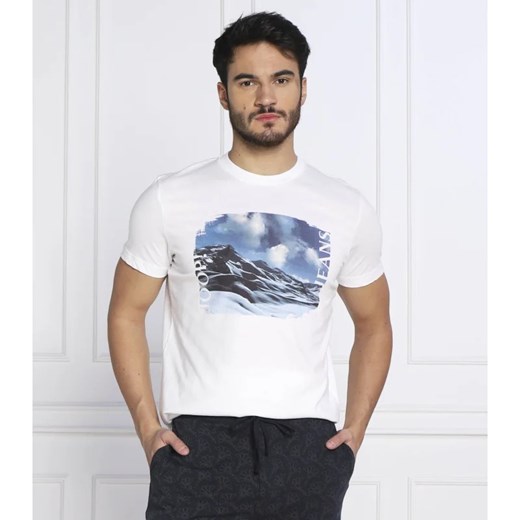 T-shirt męski Joop! biały na wiosnę