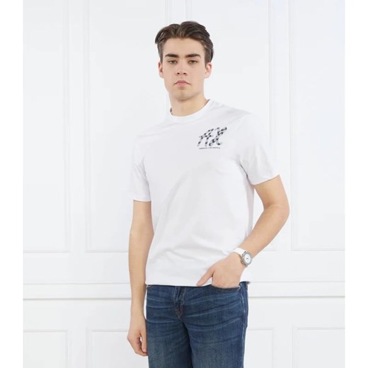 T-shirt męski Armani Exchange z krótkim rękawem na wiosnę 