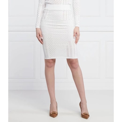 Spódnica Pinko biała casual midi