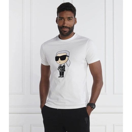 Karl Lagerfeld T-shirt CREWNECK | Regular Fit Karl Lagerfeld S promocyjna cena Gomez Fashion Store