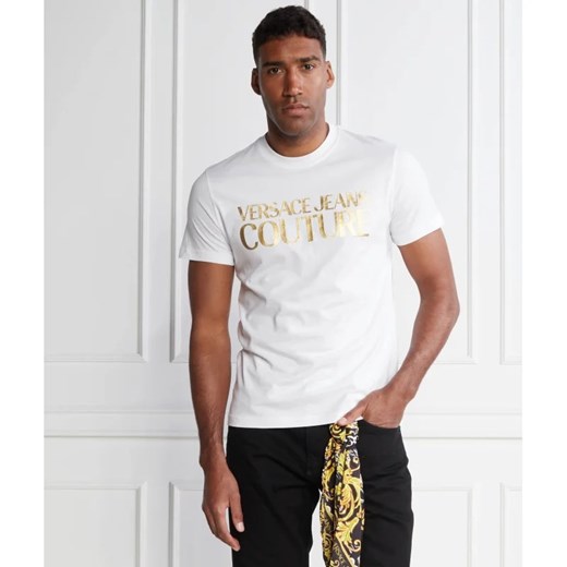 Versace Jeans Couture T-shirt | Regular Fit ze sklepu Gomez Fashion Store w kategorii T-shirty męskie - zdjęcie 163984069