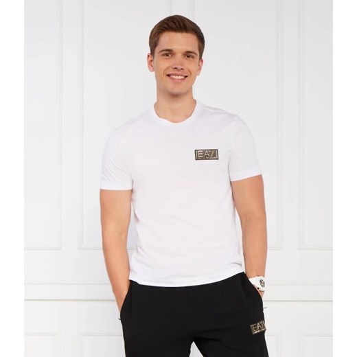 EA7 T-shirt | Regular Fit XXXL promocyjna cena Gomez Fashion Store