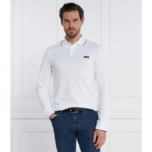 Calvin Klein Polo TIPPING | Slim Fit | stretch pique Calvin Klein M okazja Gomez Fashion Store