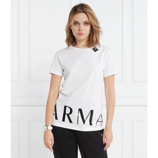 Armani Exchange T-shirt | Slim Fit ze sklepu Gomez Fashion Store w kategorii Bluzki damskie - zdjęcie 163984149