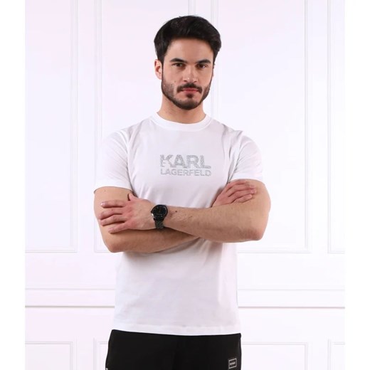 Karl Lagerfeld T-shirt CREWNECK | Regular Fit Karl Lagerfeld XXL okazja Gomez Fashion Store
