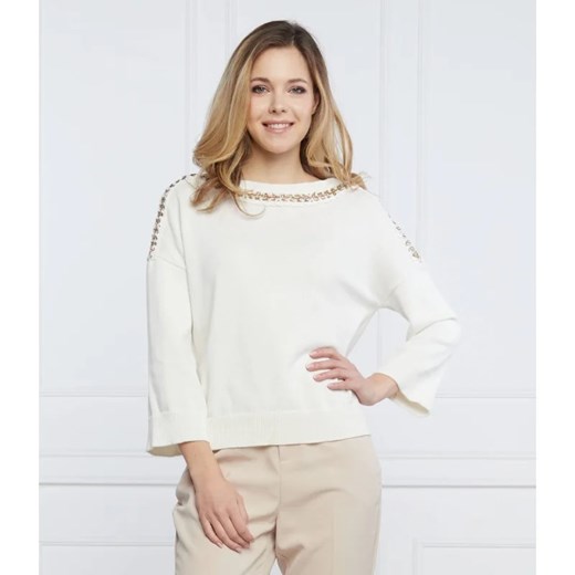 Sweter damski biały Liu Jo