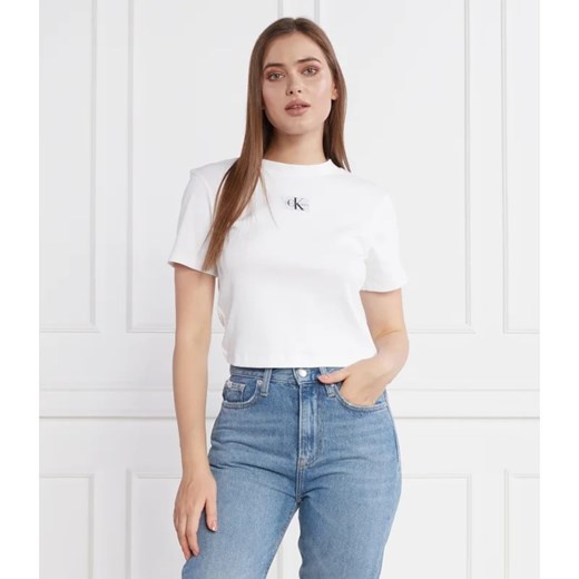 CALVIN KLEIN JEANS T-shirt | Cropped Fit S promocja Gomez Fashion Store