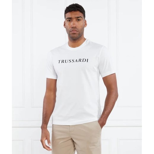 T-shirt męski Trussardi z krótkim rękawem 