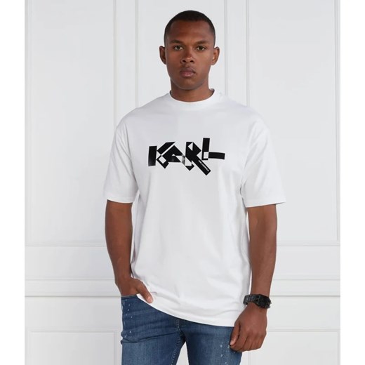 Karl Lagerfeld T-shirt | Regular Fit Karl Lagerfeld L promocja Gomez Fashion Store