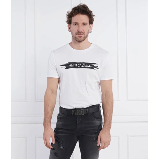 T-shirt męski Just Cavalli z krótkim rękawem 