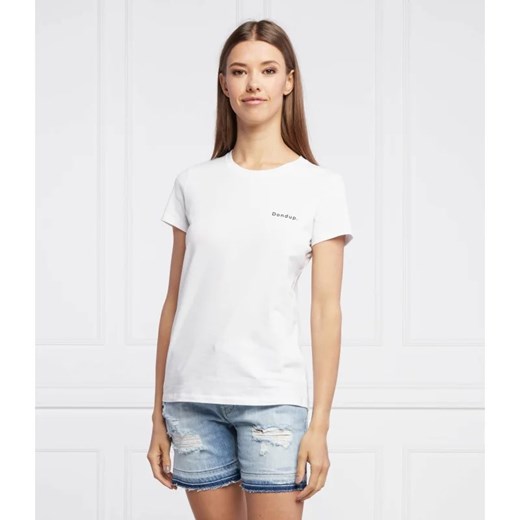 DONDUP - made in Italy T-shirt | Regular Fit ze sklepu Gomez Fashion Store w kategorii Bluzki damskie - zdjęcie 163984687