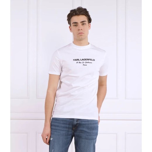 Karl Lagerfeld T-shirt CREWNECK | Regular Fit Karl Lagerfeld XL okazja Gomez Fashion Store