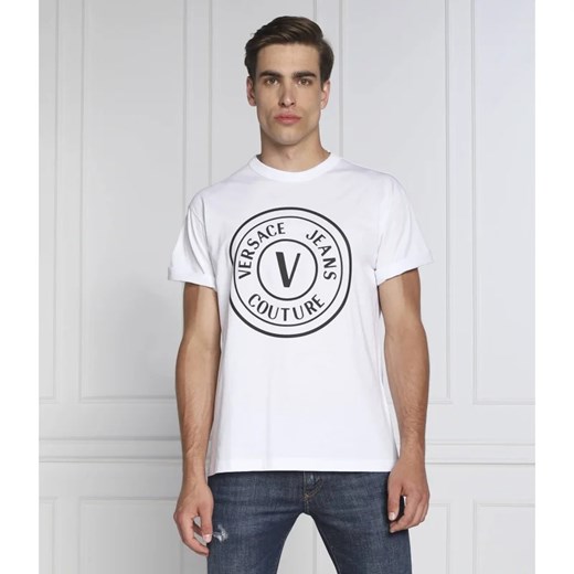 T-shirt męski Versace Jeans z krótkimi rękawami
