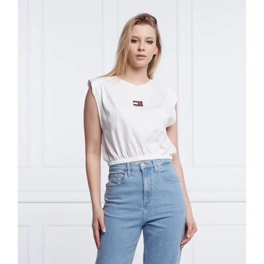 Tommy Jeans T-shirt | Cropped Fit Tommy Jeans S okazja Gomez Fashion Store