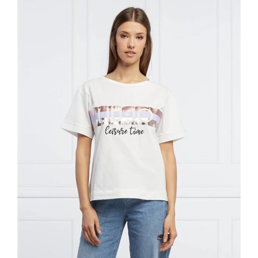 Liu Jo Rose T-shirt | Regular Fit M okazyjna cena Gomez Fashion Store