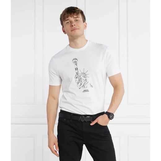 T-shirt męski Armani Exchange biały 