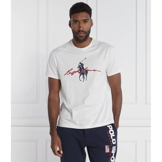 T-shirt męski Polo Ralph Lauren z bawełny 