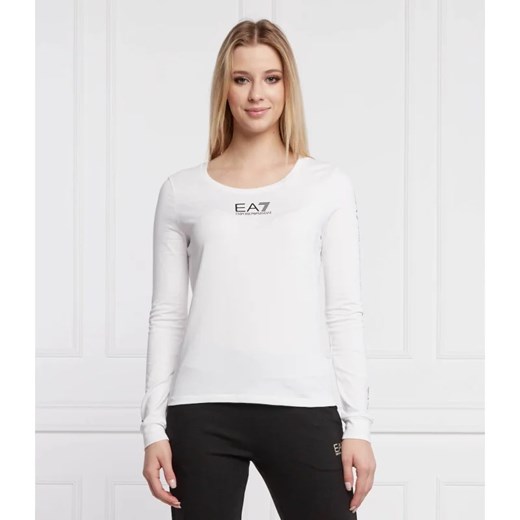 EA7 Bluzka | Regular Fit ze sklepu Gomez Fashion Store w kategorii Bluzki damskie - zdjęcie 163985037