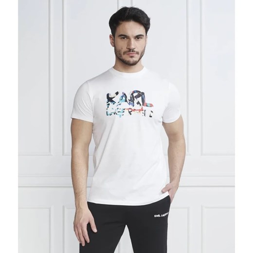 T-shirt męski Karl Lagerfeld młodzieżowy 