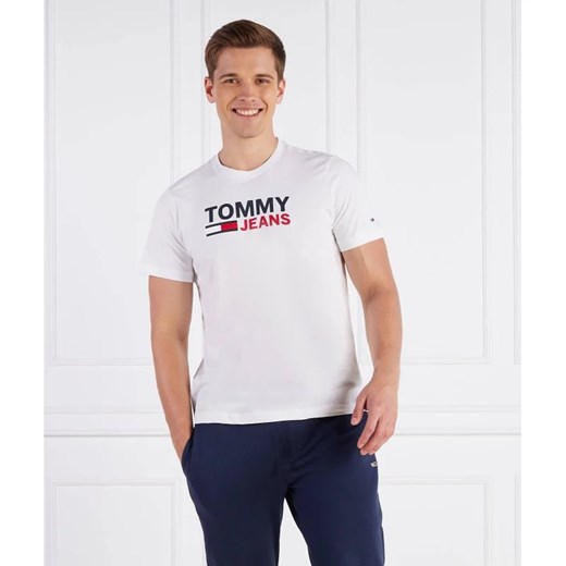 Tommy Jeans T-shirt CORP LOGO | Regular Fit Tommy Jeans L okazja Gomez Fashion Store