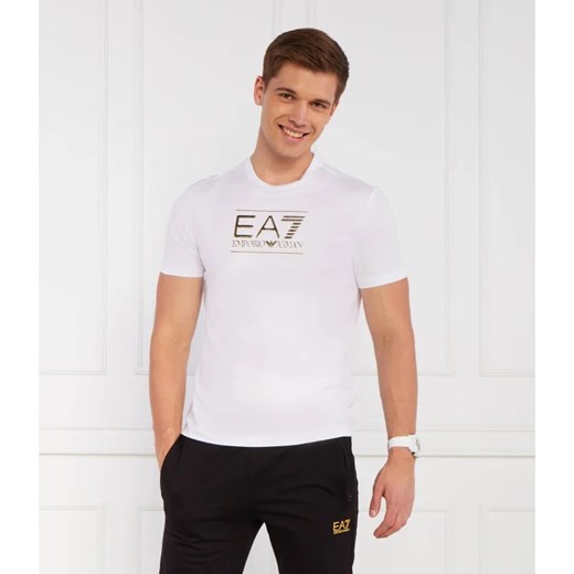EA7 T-shirt | Regular Fit S okazyjna cena Gomez Fashion Store