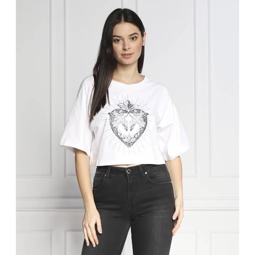 Pinko T-shirt CRICKET | Relaxed fit ze sklepu Gomez Fashion Store w kategorii Bluzki damskie - zdjęcie 163985865