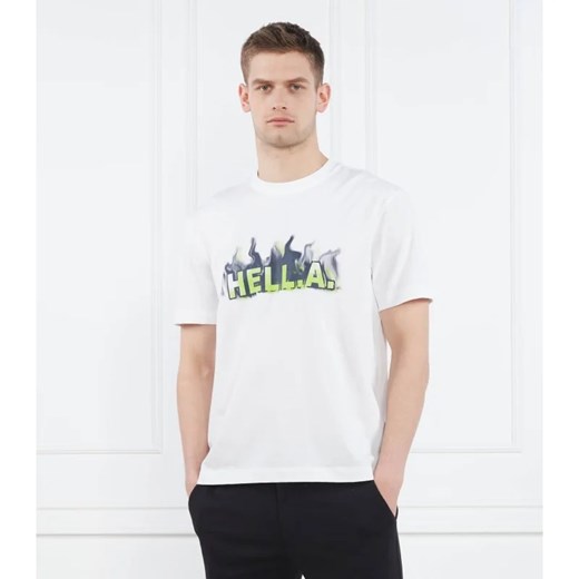 BOSS ORANGE T-shirt TeeFire | Oversize fit ze sklepu Gomez Fashion Store w kategorii T-shirty męskie - zdjęcie 163985935
