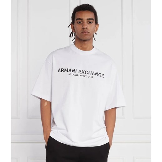 T-shirt męski Armani Exchange z napisami