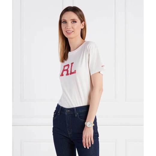 POLO RALPH LAUREN T-shirt | Regular Fit ze sklepu Gomez Fashion Store w kategorii Bluzki damskie - zdjęcie 163986526