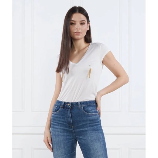 Elisabetta Franchi T-shirt | Regular Fit Elisabetta Franchi 42 promocyjna cena Gomez Fashion Store